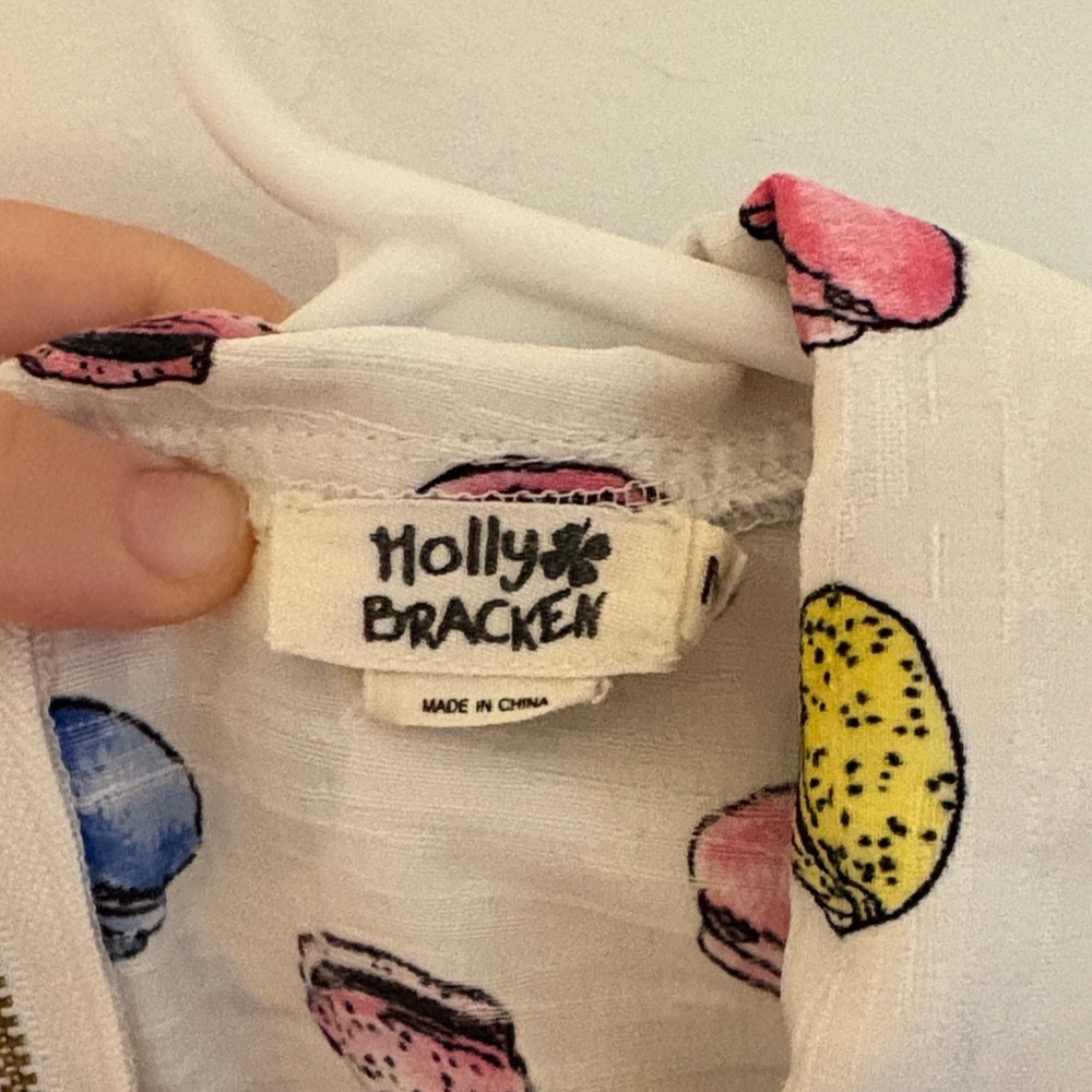 ModCloth White mini Dress with macarons! - Picture 2 of 7